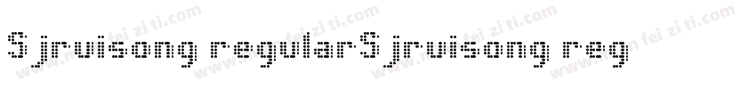 Sjruisong regularSjruisong regular字体转换